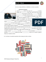 Português para Estrangeiros - Lição 10 - Exercício 04 - Artigos Definidos e Indefinidos