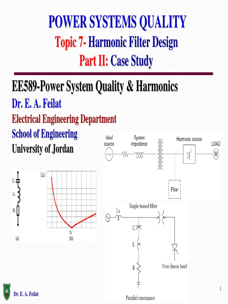 Topic7 Harmonics Filters PartII | PDF | Ac Power | Electronic Filter