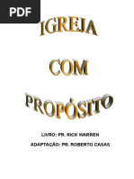 Livro - Igreja Com Propósito