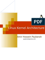 Linux Kernel Architecture: Amir Hossein Payberah