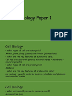 Biology Paper 1 Crammer