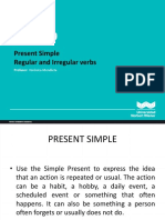 Lesson 9: Present Simple Regular and Irregular Verbs