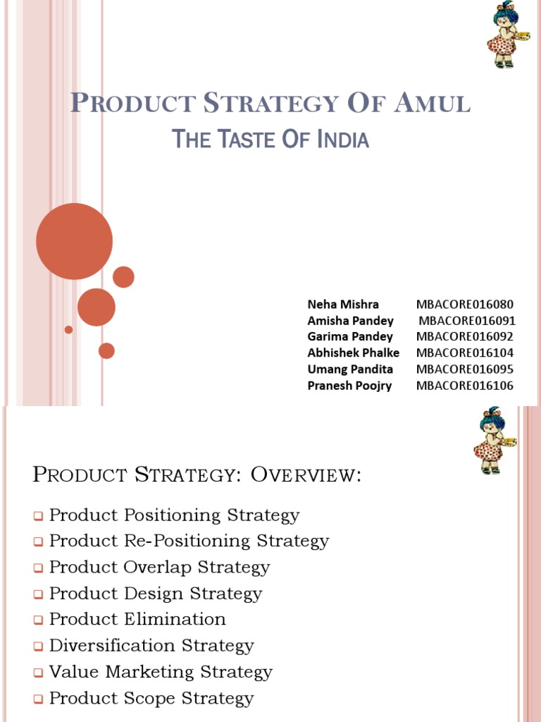 Product Strategy of Amul | PDF | Milk | Foods