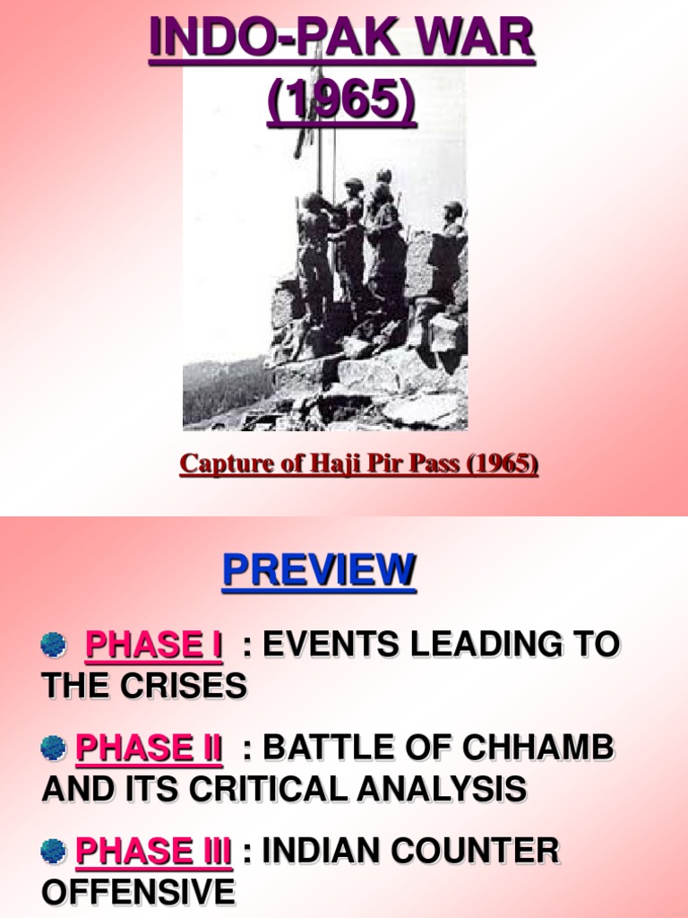 1965 Indo Pak War | Download Free PDF | Military | Military Science