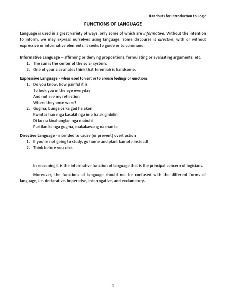 Logic Exercises Fallacy Argument