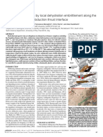 Fagereng - 2017 - Quartz Vein Formation Local Dehydration Embrittlement Along Zone Subduction