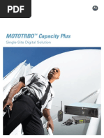 Mototrbo Capacity Plus: Single-Site Digital Solution