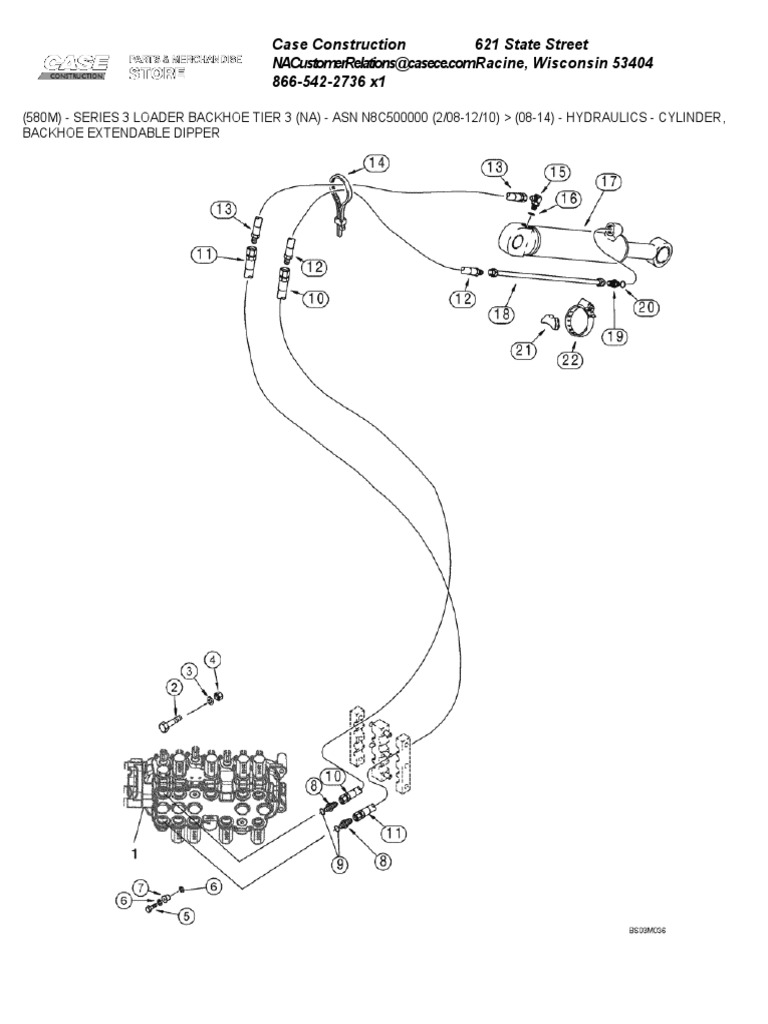 Backhoe Dipper Cylinder Components | PDF | Manufactured Goods | Machines
