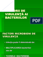 Curs IV Factori de Virulenţă