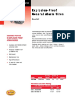 Explosion-Proof General Alarm Siren: Model AX