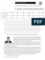 Português para Estrangeiros - Lição 08 - Exercício 07 Revisão Presente-Passado