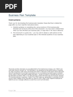 302 Business Plan Template TD