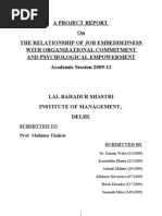 Download Job Embeddedness by Harsh Khemka SN36842912 doc pdf