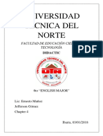 Universidad Técnica Del Norte: Facultad de Educación Ciencia Y Tecnología