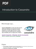 2. Cassandra Intro