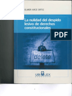 La Nulidad Del Despido Lesivo de Derechos Constitucionales PDF