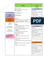 Subject Class Day/Date Time Content Impact