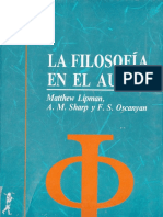 LIPMAN M. La Filosofía en El Aula PDF