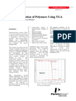 Thermal Analysis - Characterization of Polymers Using TGA