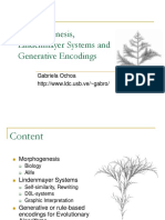Morphogenesis, Lindenmayer Systems and Generative Encodings: Gabriela Ochoa