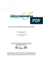 Women, Work, and Employment Outcomes in Rural Ind