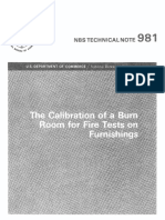 1978 NBS TN981 Calibration of a Burn Room
