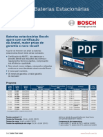 Baterias Estacionárias Bosch