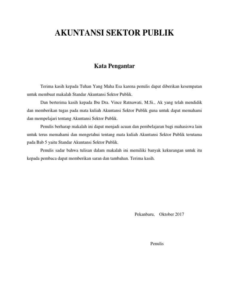 Akuntansi Sektor Publik