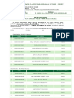 Relaçao Dos Alunos Classificados para A 2 Fase