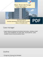 Klasifikasi Peran Dan Fungsi Case Manager