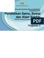 085 DSKP - KSSM - Pkhas - Pend Sains Sosial Dan Alam Sekitar Tingkatan 2 PDF