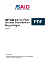 PARPA II Review of The Tax System in Mozambique Volume I Portuguese