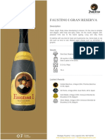 Grupo Gaustino (Bodegas Faustino - Tasting Notes - Faustino I Gran Reserva - PDF)
