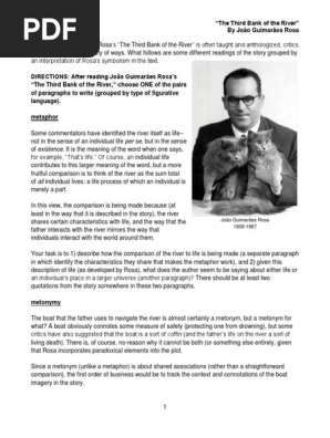 The Third Bank Of The River Activity Semiotics Psychological Concepts