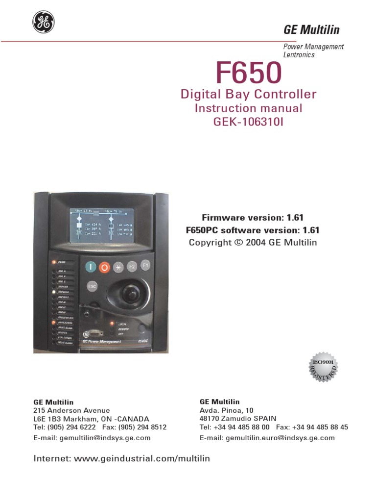F650man I | PDF | Power Supply | User Interface
