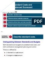 Chapter 11 - Standard Cost & Balance Scorecard