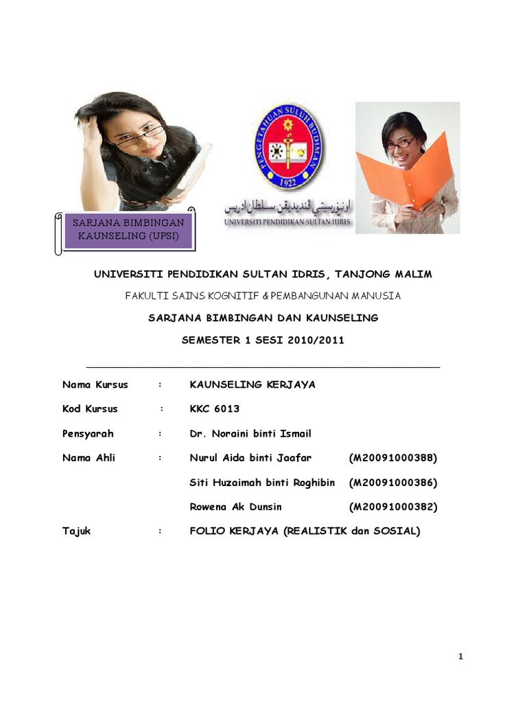 Tugasan 2 Folio Kaunseling Kerjaya