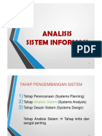 Analisis Sistem Informasi