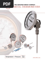 Bimetal Thermometers: Tel-Tru Manufacturing Company