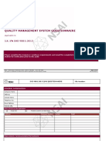 AD 01 44 Rev 2 ISO 9001 2015 Technical Questionnaire PDF