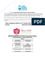 Child Protection Policy Oct 2017