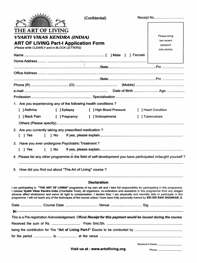 AOL Part 1 Form | PDF