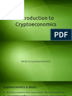 Intro Cryptoeconomics
