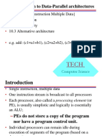 10.introduction To Data-Parallel Architectures