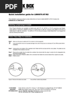 Quick Installation Guide For LB9007C-ST-R2: Selecting A Proper Plug-In Module