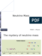 Neutrino Mass: PX435 - Physics