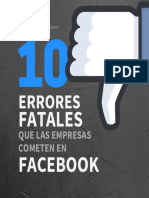 10 Errores Fatales Que Las Empresas Cometen en Facebook
