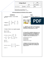 Prova Unificada Agosto