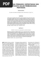 Download Analisis Peran Pemangku Kepentingan Dan Implement as in Ya Dalam Pembangunan Pertanian by Syaeful Argandi SN36847378 doc pdf