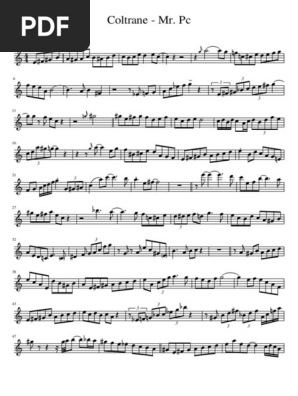 John Coltrane Mr Pc Alto Pdf Pdf